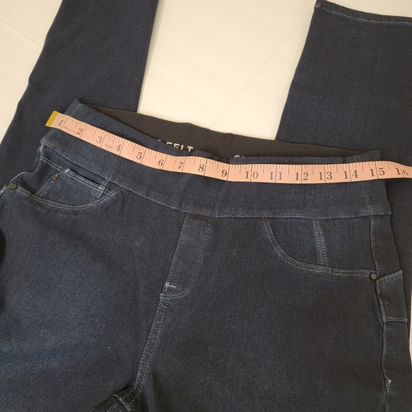 Laurie Felt Women's Cambré Denim Ankle Skinny Pull-on Jeans Small 6/8 - Picture 8 of 13